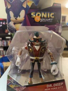 Sonic Prime Dr. Deep New Yoke City Articulated Action Figure
